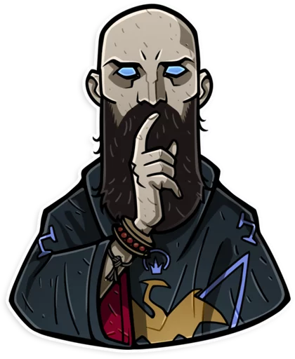 🤫 Стикер «Hellboy» для Telegram