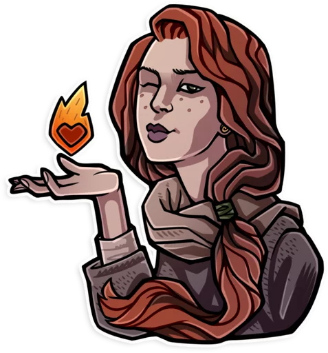 😘 Стикер «Hellboy» для Telegram