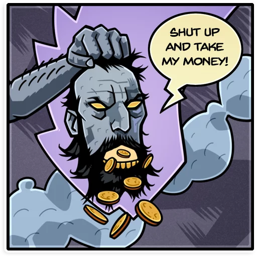 🤑 Стикер «Hellboy» для Telegram