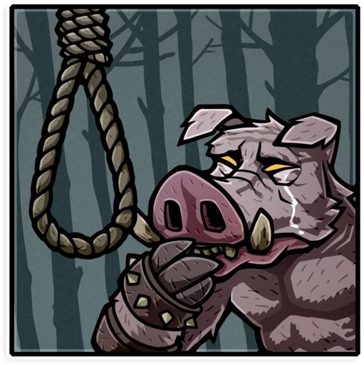 😵 Стикер «Hellboy» для Telegram