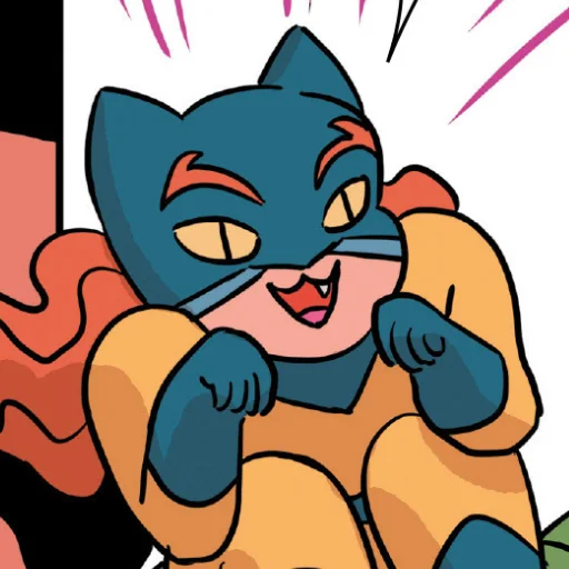 😺 Стикер «Hellcat» для Telegram