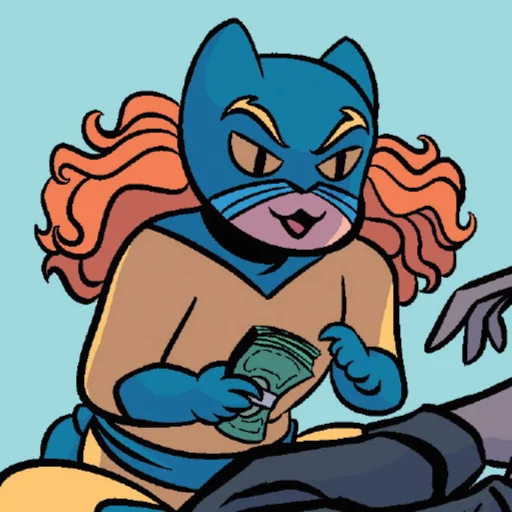 🤑 Стикер «Hellcat» для Telegram