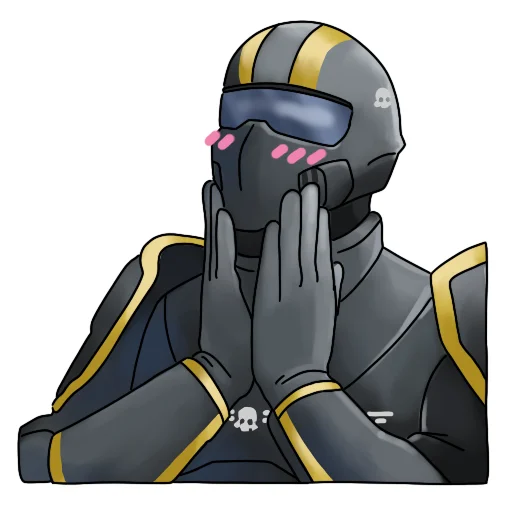 🥰 Стикер «Helldivers Red Caffeine» для Telegram