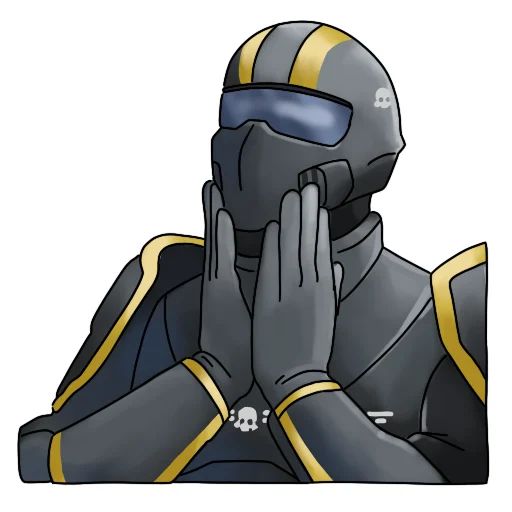 ☺️ Стикер «Helldivers Red Caffeine» для Telegram