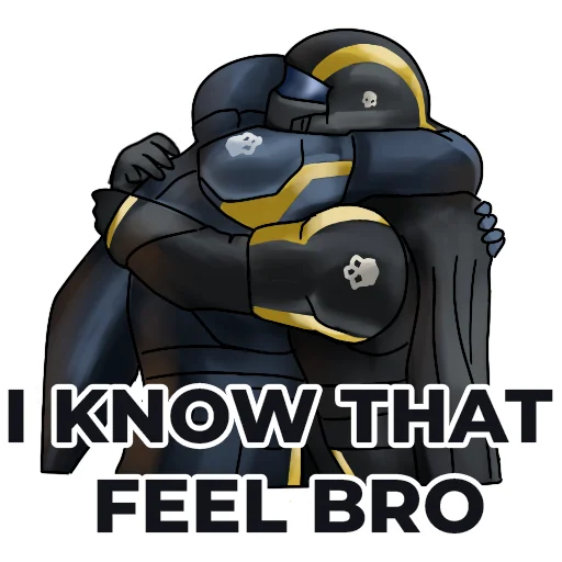 🤗 Стикер «Helldivers Red Caffeine» для Telegram