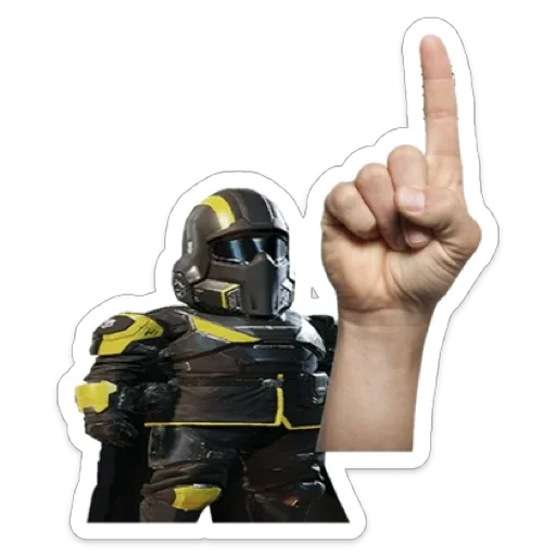 👆 Стикер «Helldivers» для Telegram