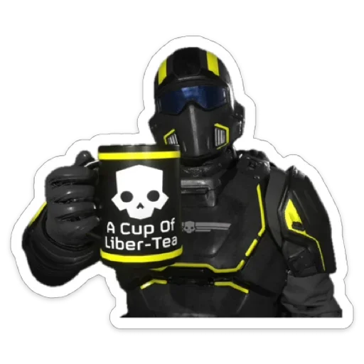☕️ Стикер «Helldivers» для Telegram