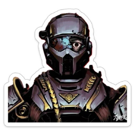 😳 Стикер «Helldivers» для Telegram