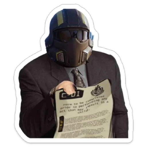 👶 Стикер «Helldivers» для Telegram