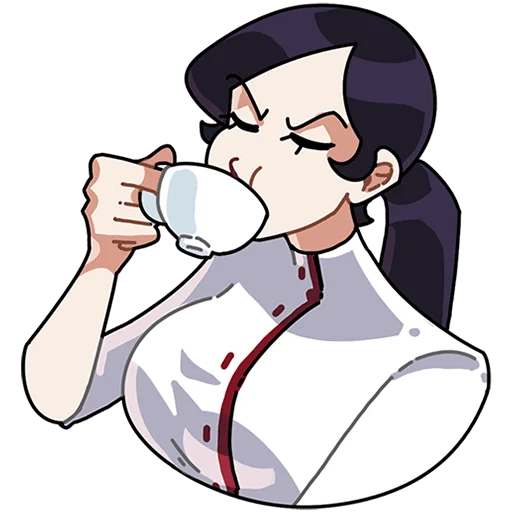 ☕️ Стикер «Ада Без Текста» для Telegram