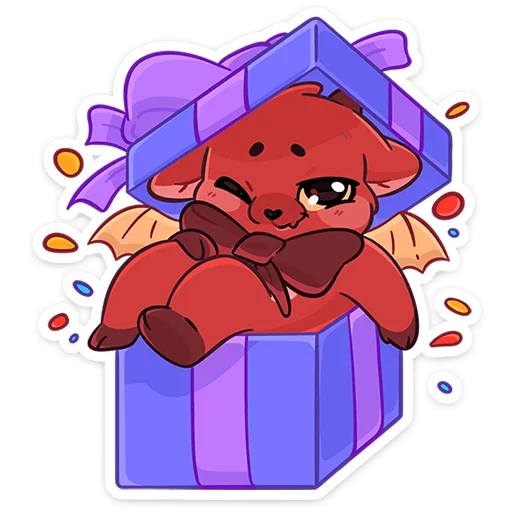 🎁 Стикер «Адский козлёныш без надписей» для Telegram