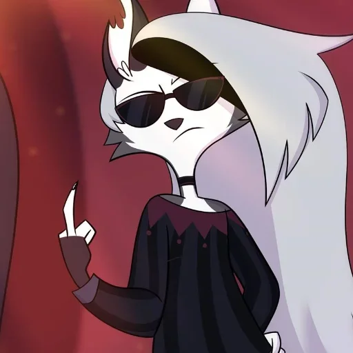 🖕 Стикер «HellHoundLoona» для Telegram