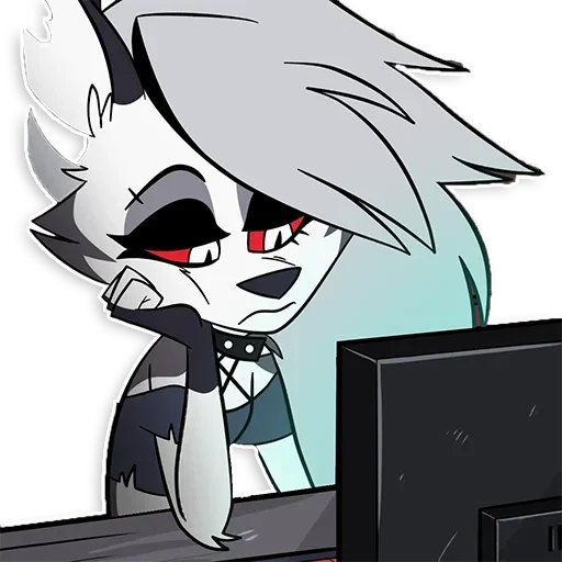 🙄 Стикер «HellHoundLoona» для Telegram