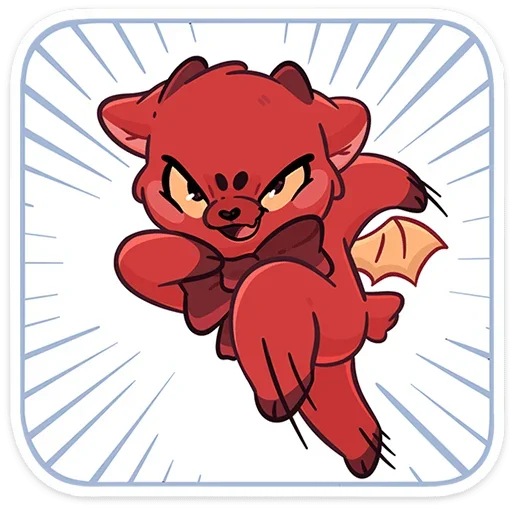 😈 Стикер «Адский Козленыш» для Telegram