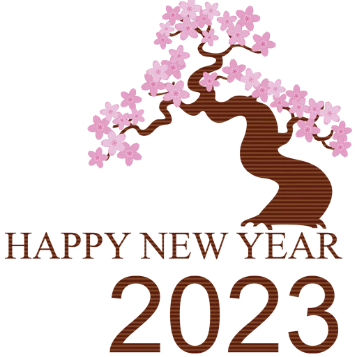 🗓 Стикер «Hello 2023» для Telegram