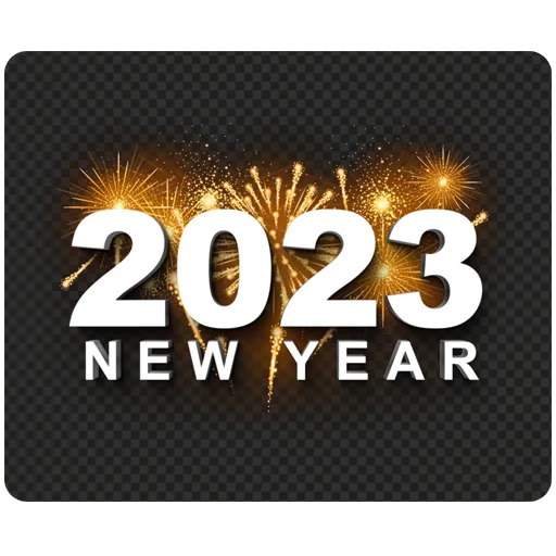🗓 Стикер «Hello 2023» для Telegram