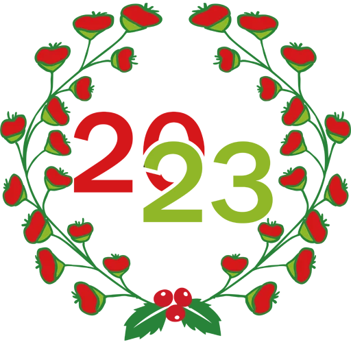 🗓 Стикер «Hello 2023» для Telegram