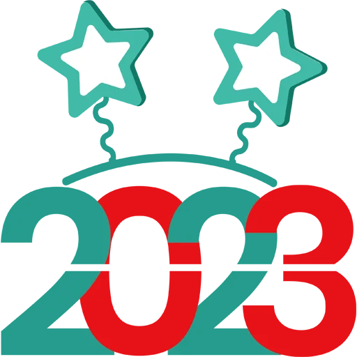 ⭐️ Стикер «Hello 2023» для Telegram