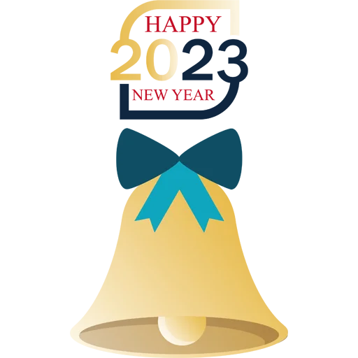 🗓 Стикер «Hello 2023» для Telegram