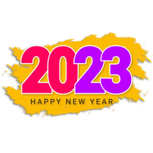 🗓 Стикер «Hello 2023» для Telegram