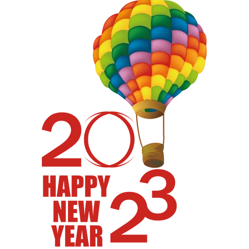 🗓 Стикер «Hello 2023» для Telegram