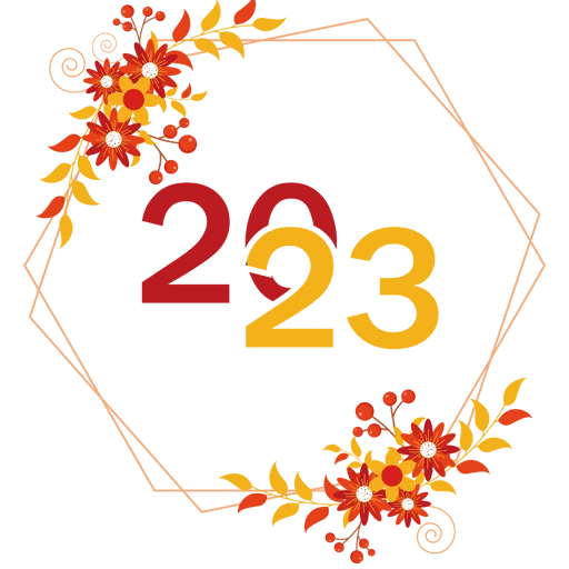 🗓 Стикер «Hello 2023» для Telegram