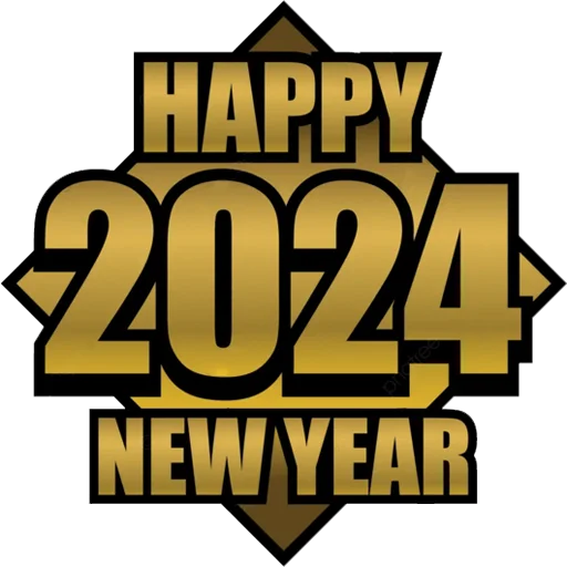 🗓 Стикер «Hello 2024» для Telegram