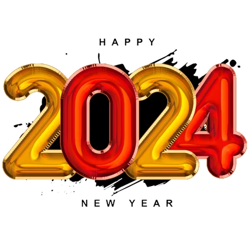 😊 Стикер «Hello 2024» для Telegram