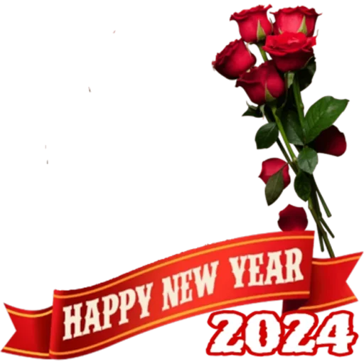 😊 Стикер «Hello 2024» для Telegram