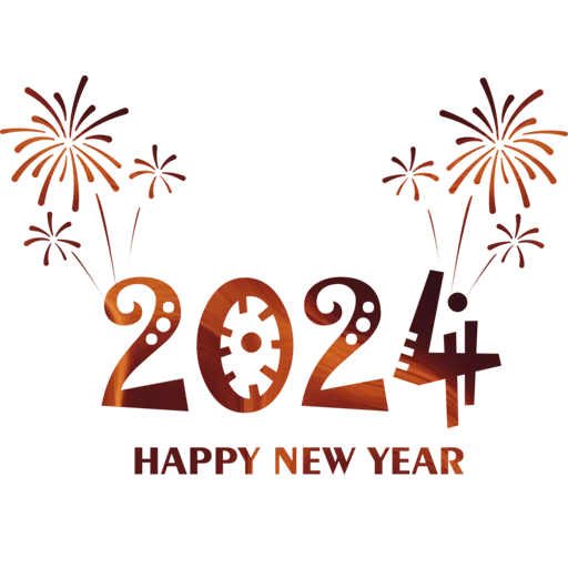 😊 Стикер «Hello 2024» для Telegram
