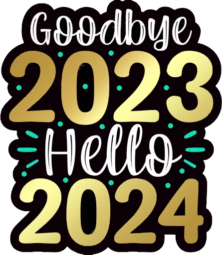 Стикерпак Hello 2024 для Telegram