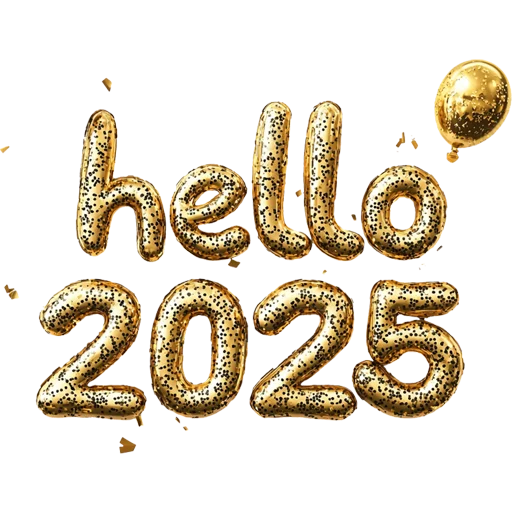 👋 Стикер «Hello 2025» для Telegram