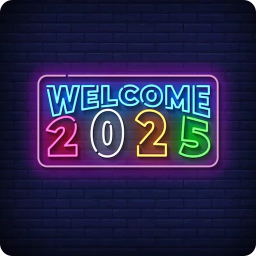 👋 Стикер «Hello 2025» для Telegram