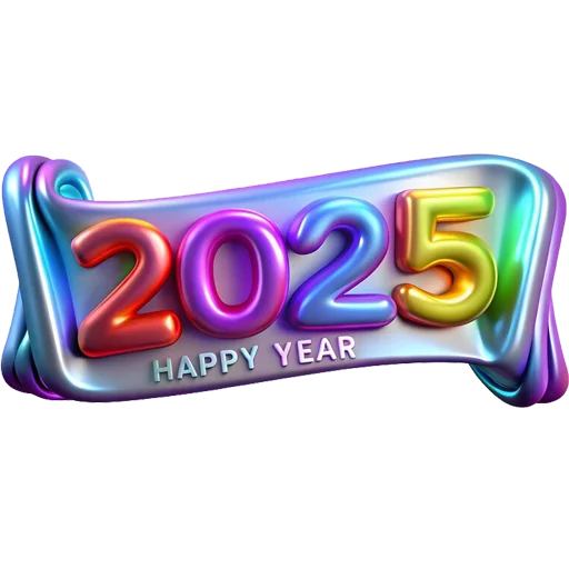🆕 Стикер «Hello 2025» для Telegram