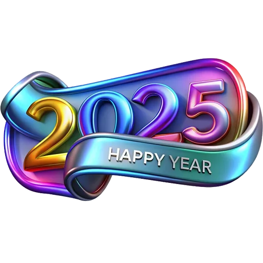 🆕 Стикер «Hello 2025» для Telegram