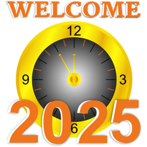 👋 Стикер «Hello 2025» для Telegram