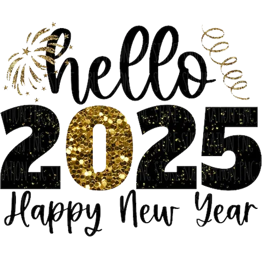 👋 Стикер «Hello 2025» для Telegram