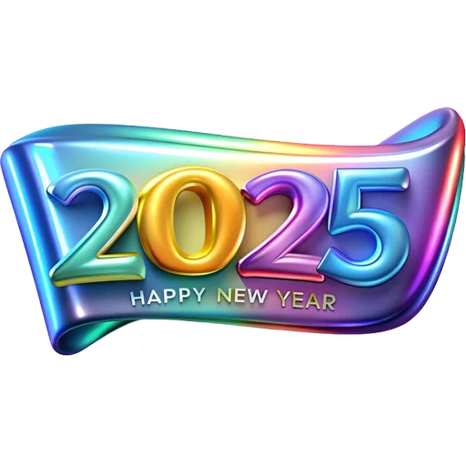 🆕 Стикер «Hello 2025» для Telegram