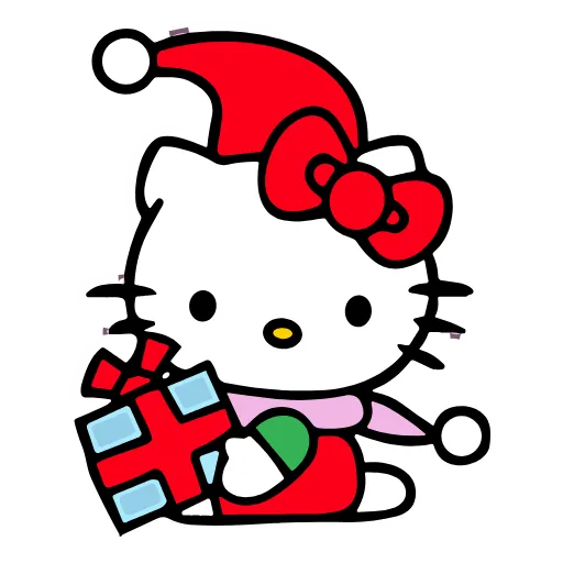 😃 Стикер «Kitty Xmas» для Telegram