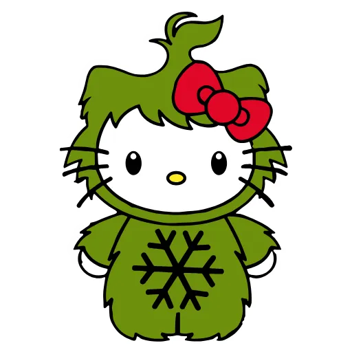 😁 Стикер «Kitty Xmas» для Telegram