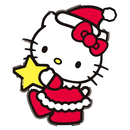 😀 Стикер «Kitty Xmas» для Telegram