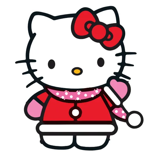☺️ Стикер «Kitty Xmas» для Telegram