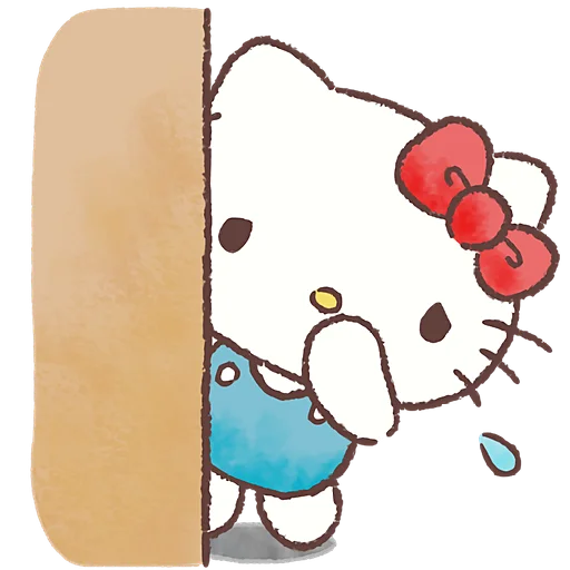😢 Стикер «Привет Китти» для Telegram