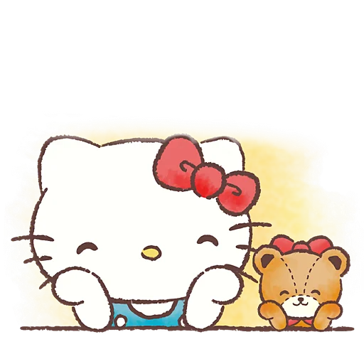 ☺️ Стикер «Привет Китти» для Telegram