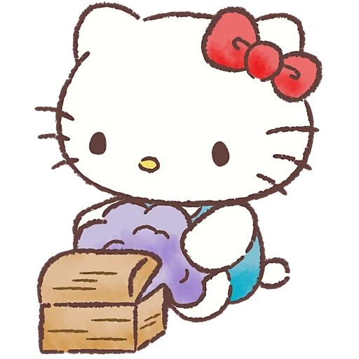 🧰 Стикер «Привет Китти» для Telegram