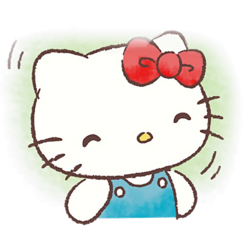 😆 Стикер «Привет Китти» для Telegram