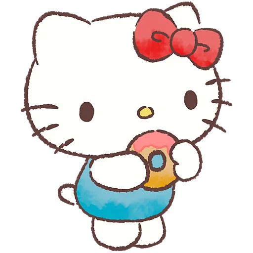 🍩 Стикер «Привет Китти» для Telegram