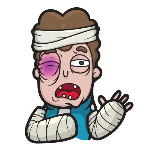 🤕 Стикер «Hello, Bob!» для Telegram