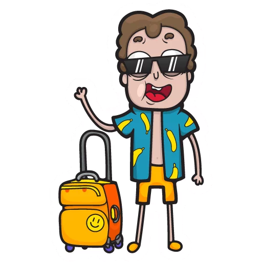 ✈ Стикер «Hello, Bob!» для Telegram