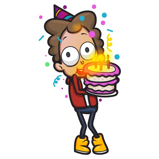 🎂 Стикер «Hello, Bob!» для Telegram